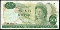 New Zealand - $20 - Hardie 'Type 1' - EK961118 - VF