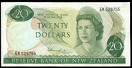 New Zealand - $20 - Hardie 'Type 1' - EK526755 - VF