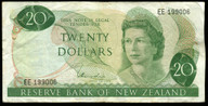 New Zealand - $20 - Hardie 'Type 1' - EE199006 - First Prefix - Fine