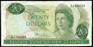 New Zealand - $20 - Hardie 'Type 1' - EJ566323 - aVF