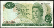 New Zealand - $20 - Hardie 'Type 1' - HB715300 - aVF