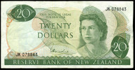New Zealand - $20 - Hardie 'Type 1' - JK078843 - aVF