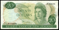 New Zealand - $20 - Hardie 'Type 1' - JK558291 - aVF