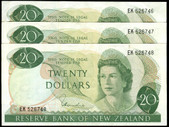 New Zealand - $20 - Hardie 'Type 1' Trio - EK526746 - EK526746 - EF