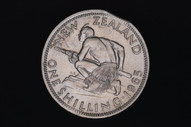 New Zealand - 1965 - Shilling - KM27 - Error - Clipped Planchet - Unc (OM-A2389)