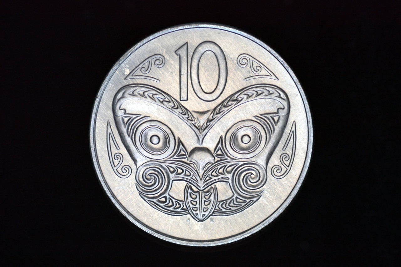 New Zealand 1972 Ten Cents KM41 Uncirculated Oceanic Mint