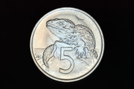 New Zealand - 1969 - Five Cents - KM34 - Uncirculated