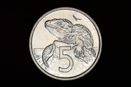 New Zealand - 1971 - Five Cents - KM34 - (Set) Uncirculated