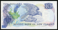 New Zealand - $10 - Russell -  NNR746275 - Wet Ink Transfer - Major Error - aUnc
