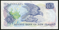 New Zealand - $10 - Russell -  NLP10647 - Wet Ink Transfer - aUnc
