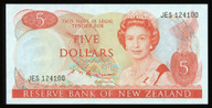 New Zealand - $5 Note - Russell - JES124100 - Unc