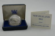New Zealand - 1982 - Silver Dollar Proof Coin - Takahe