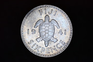 Fiji - 1941 - Sixpence - KM11 - Good Extremely Fine (OM-A2798)