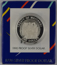 New Zealand - 1990 - Silver Dollar Proof Coin - 150th Anniversary [Waitangi]