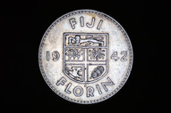 Fiji - 1942 's' - Florin - KM13a - Very Fine (OM-A2872)