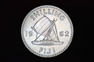 Fiji - 1962 - Shilling - KM23 - Almost Uncirculated (OM-A2890)