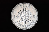 Fiji - 1938 - Sixpence - KM11 - Uncirculated (OM-A2893)