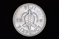 Fiji - 1936 - Sixpence - KM3 - Very Fine (OM-A2895)