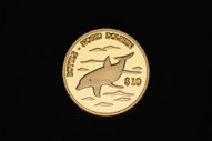 Cook Islands - 2000 - Ten Dollars - Gold - Bottlenose Dolphin - KM1100 - Unc (OM-A2936)
