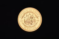 Liberia - 2008 - Ten Dollars - Gold - Osterreich Schweiz - S173 - Unc (OM-A2938)