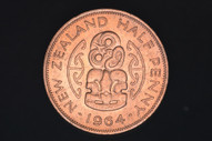 New Zealand - 1964 - Half Penny - KM23 - Uncirculated