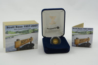 New Zealand - 2007 - Gold Dollar Proof Coin - Scott Base
