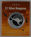 Australia - 2004 - Silver $1 Proof Coin - Silver Kangaroo