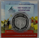 New Zealand - 2007 - Silver Dollar Proof Coin - Centenary Of Scouting
