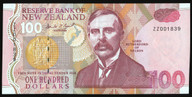 New Zealand - $100 Replacement Note - Brash - ZZ001839