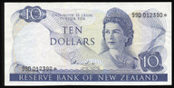 New Zealand - $10 - Star Note - Hardie - 99D 012390* - Very Fine