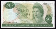 New Zealand - $20 Star Note - Hardie - YJ554333* - Good Very Fine