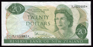 New Zealand - $20 Star Note - Hardie - YJ522993* - Very Fine