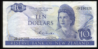 New Zealand - $10 - Wilks - J9 196335 - VF