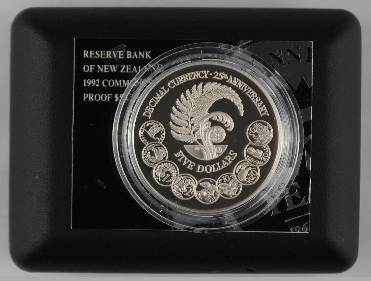 New Zealand - 1992 - Silver $5 Proof Coin - 25 Years (Of