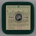 Australia - 1997 - 1/10oz Platinum $15 Coin - Koala