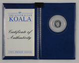 Australia - 1993 - 1/20oz Platinum $5 Coin - Koala