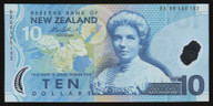 New Zealand - $10 - Bollard - Last Prefix - DA06 146152 - Unc