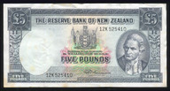 New Zealand - 5 Pounds - Fleming - 12K 525410 - VF