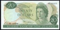 New Zealand - $20 - Hardie - Type 1 - HS299905 - Unc