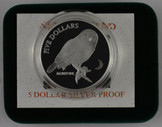New Zealand - 1999 - Silver $5 Proof Coin - Morepork