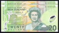 New Zealand - $20 - Bollard - Consecutive Pair - BJ05 520032 - BJ05 520033 - Unc