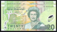 New Zealand - $20 - Bollard - Consecutive Pair - BJ05 520032 - BJ05 520033 - Unc