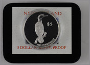 New Zealand - 2000 - Silver $5 Proof Coin - Pied Cormorant