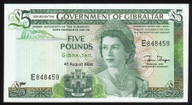 Gibraltar - 5 Pounds - P21b - E848459 - Unc