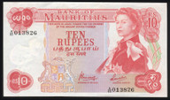 Mauritius - 10 Rupees - P31c - A/60 013826 - aUnc