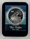 New Zealand - 2002 - Silver $5 Proof Coin - Hector's Dolphin