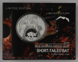 New Zealand - 2013 - Silver $5 Proof Coin - Short-tailed Bat