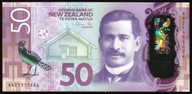 New Zealand - $50 - Orr - AA21 - First Prefix - AA21 951484 - Unc