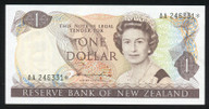 New Zealand - $1 Star Note - Hardie - AA 246331* - Unc