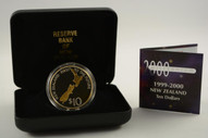 New Zealand - 2000 - Silver $10 Proof Coin - Millennium